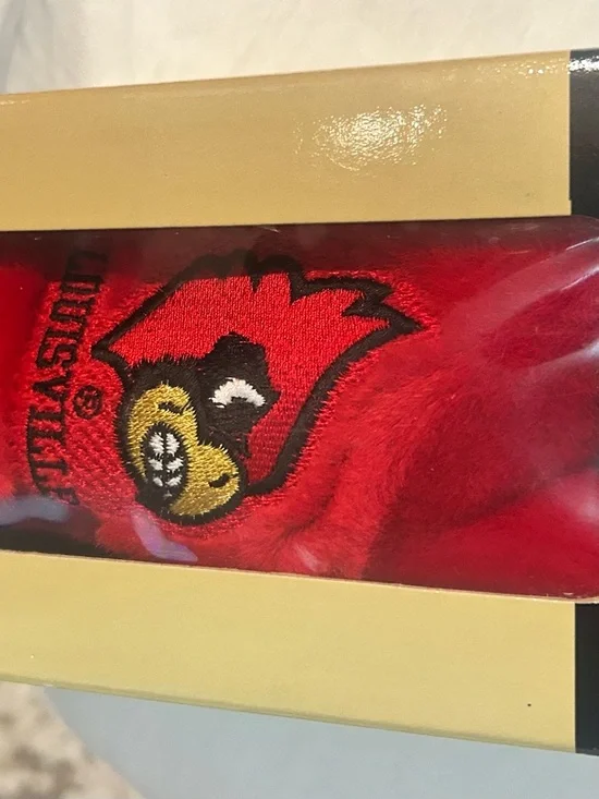 Red Plush Louisville Cardinals Golf Headcover - Picture 3 of 7